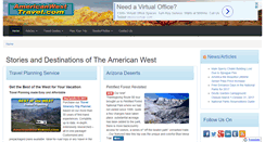 Desktop Screenshot of americanwesttravel.com